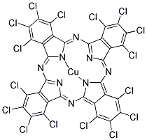 Pigment-verd-7-Molecular-Estructura